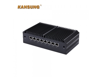 K858GE - 8th Gen Core i5 8250U 8 LAN Fanless Mini PC