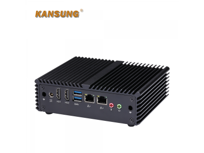 K170S- Fanless Mini PC 2 Ethernets Dual HDMI displays