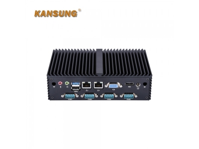 K190X - 2 Ethernets 7 COM Fanless Mini PC J1900 cpu