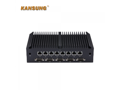 K355GEX - Broadwell Core i5 5200U 8 LAN 6 COM Fanless Mini PC