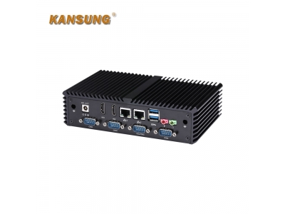 K4200UP6 - X86 Fanless i5 Mini pc with 2 LAN 6 RS232 COM ports